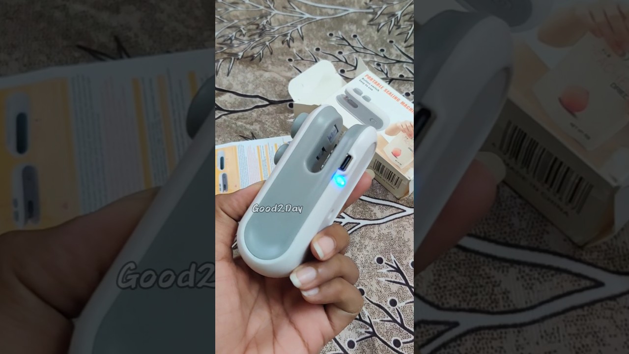 Portable Mini Sealing Machine | USB Rechargeable | Mini Packet Sealing Machine #unboxing #gadgets