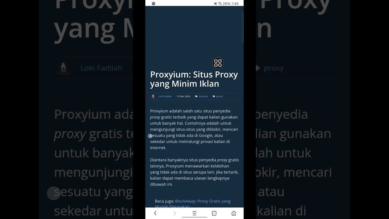 Kalau ada situs yang tidak bisa dibuka di UC Browser, coba gunakan cara ini deh