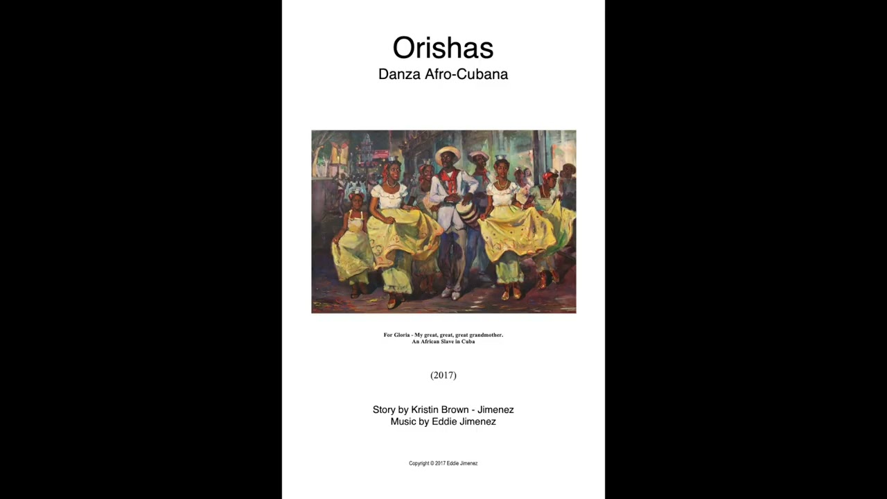 Orishas - Danza Afro-Cubana Finale LIVE PERFORMANCE by Eddie Jimenez