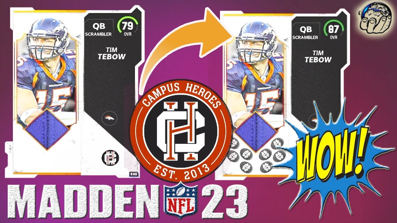 FASTEST Way To LEVEL UP Tim Tebow With Field Pass In Madden 23!