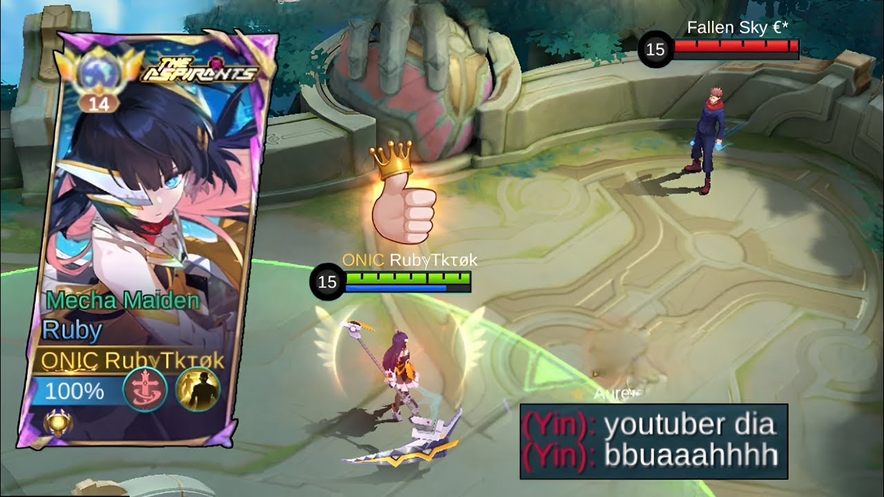 Ketemu Global 5 Yin Hampir Kalah Endingnya Kena Mental Sama Ruby
