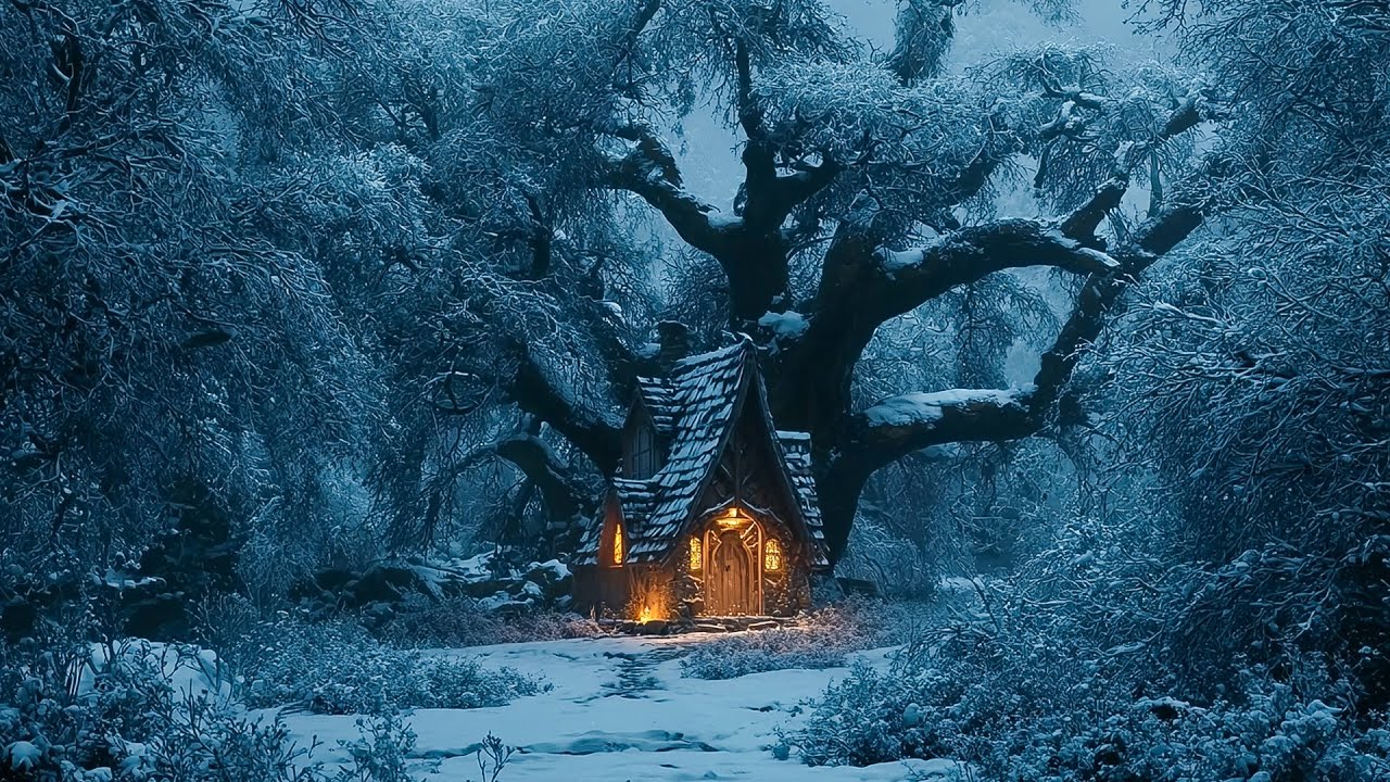 Medieval Villages Wrapped in Winter Calm | Celtic Music for Sleep & Relaxation