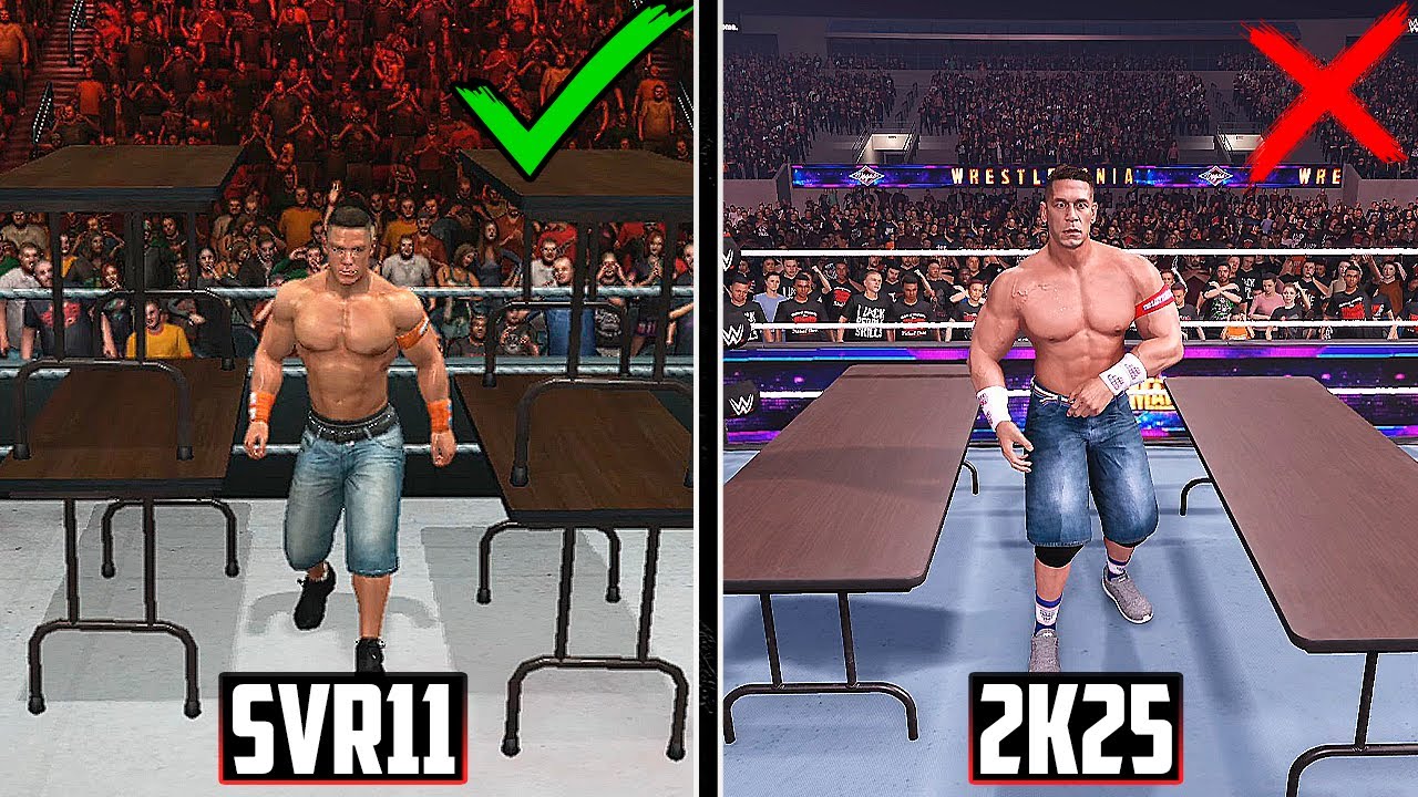 25 Reasons Why WWE Smackdown Vs Raw 2011 Was Better Than WWE 2K25!