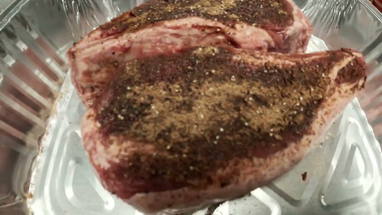Rib Eye but no smoker today sad but do best of it