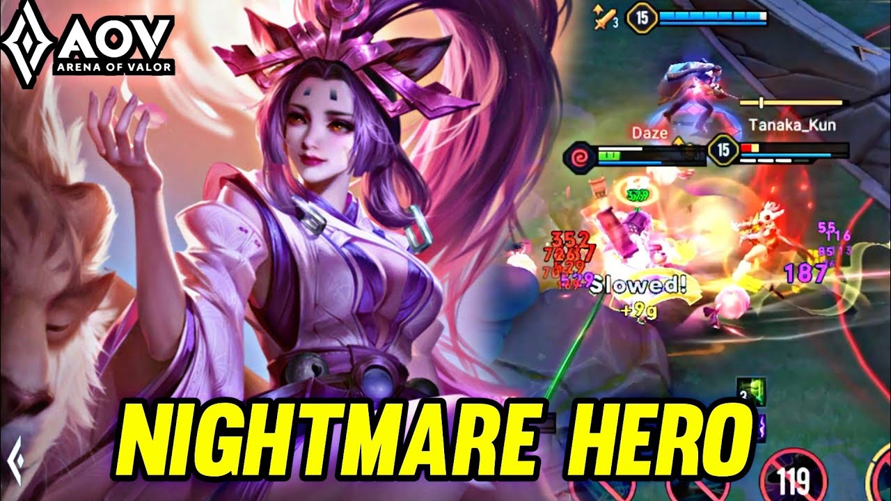 AOV : ARUM GAMEPLAY | NIGHTMARE HERO - ARENA OF VALOR LIÊNQUÂNMOBILE ROV