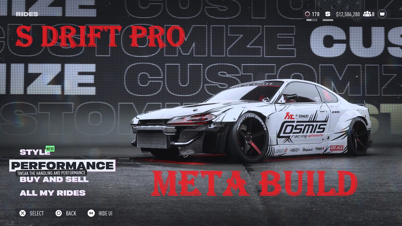 NFS Unbound S class drift pro meta build vol 7-9 - Nissan Silvia S15 Spec R