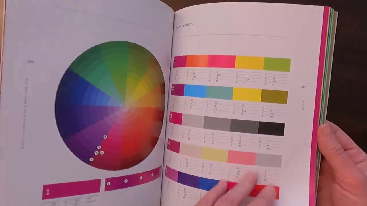 The Designer's Dictionary of Color by Sean Adams book flip through