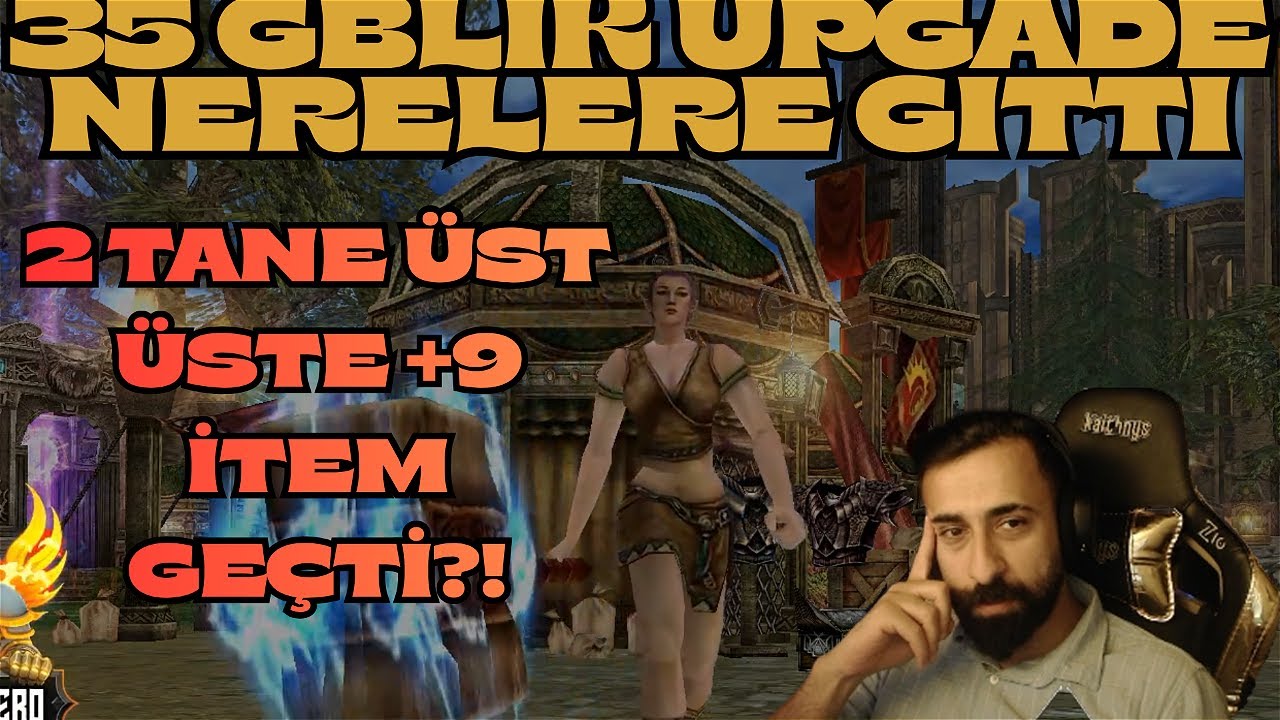 Kaithnys | 35 GBLİK UPGRADE KAÇ GBYE KADAR ÇIKTI!!! ÜST ÜSTE 2 TANE 9 İTEM BASMAK?! | Knight Online