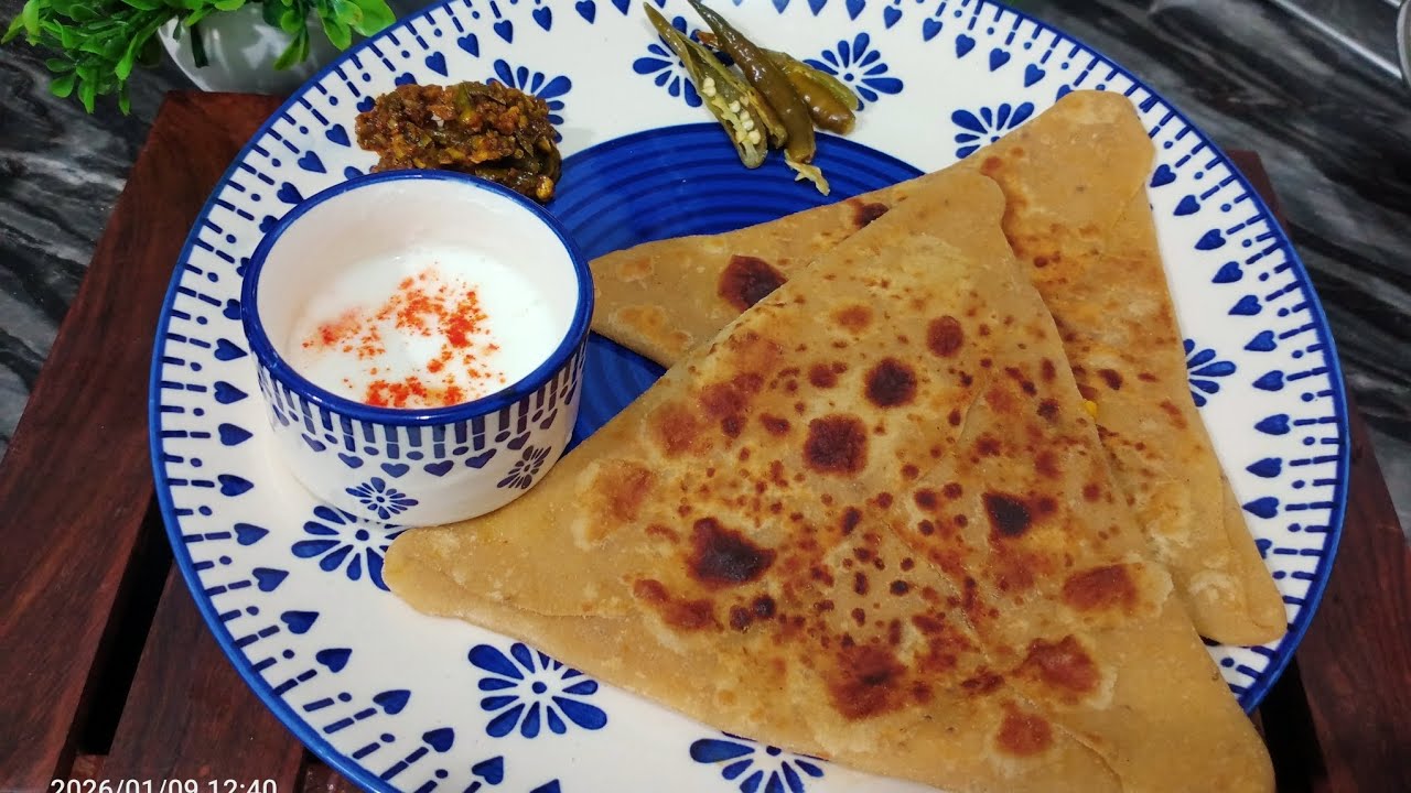 मसाला भरे मूली परांठे ऐसे बनाये फूले फूले खस्ता बेलने में न फटे | Easy to make Mooli Paratha 