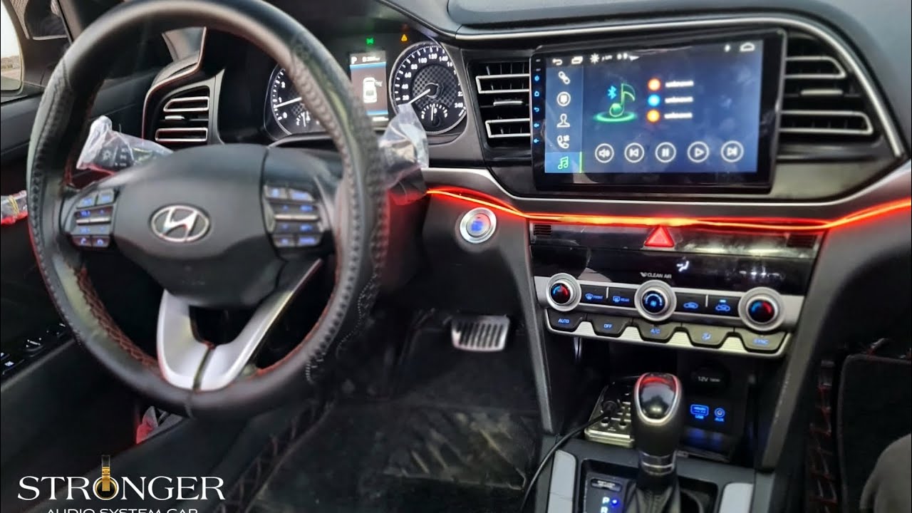 تجربة ساوند سيستم كامل لسيارة Hyundai Elantra بنظام تشغيل أندرويد و صدي صوت مسرحي من DSP PIONEER 🎌🫶🔊