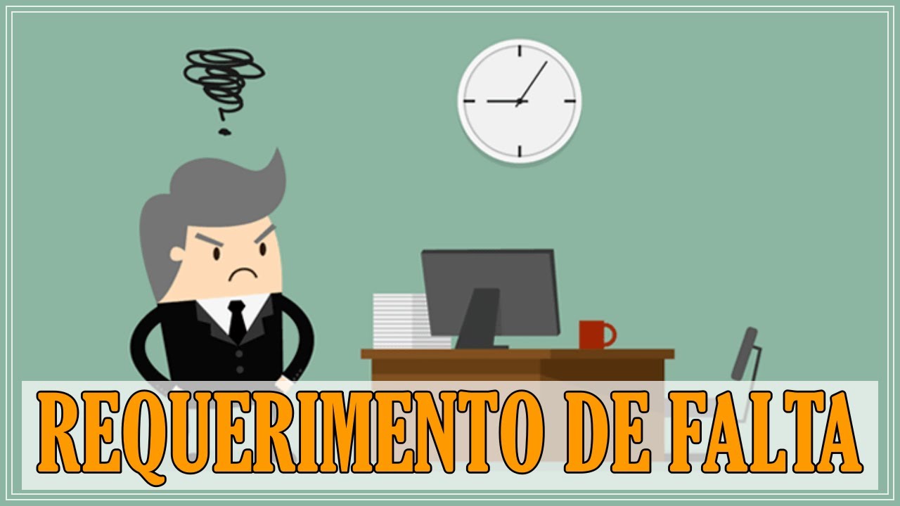 REQUERIMENTO DE FALTAS NA SED