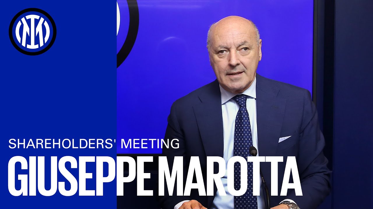 GIUSEPPE MAROTTA | FC INTERNAZIONALE MILANO - SHAREHOLDERS' MEETING 2021 🎙️⚫🔵