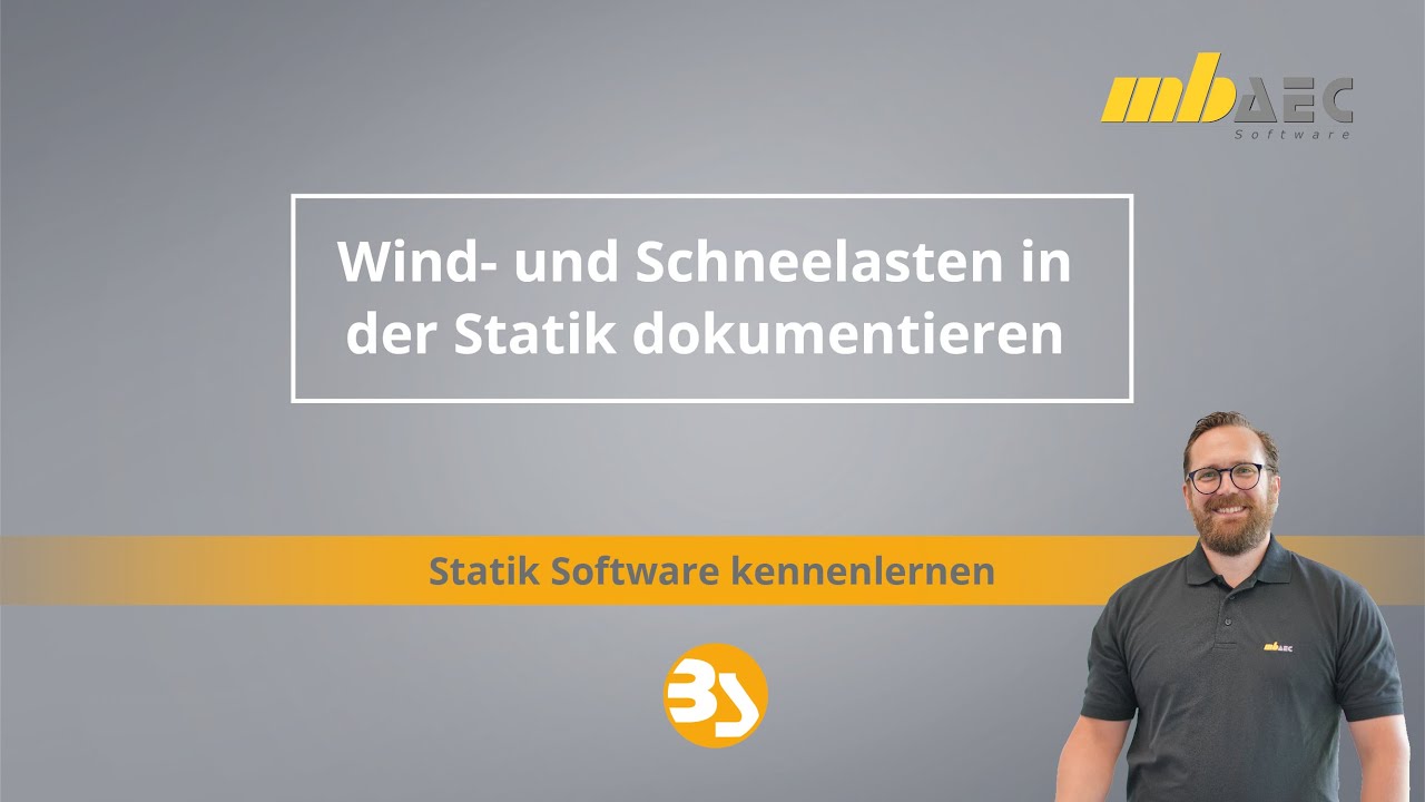 Wind- und Schneelasten in der Statik dokumentieren
