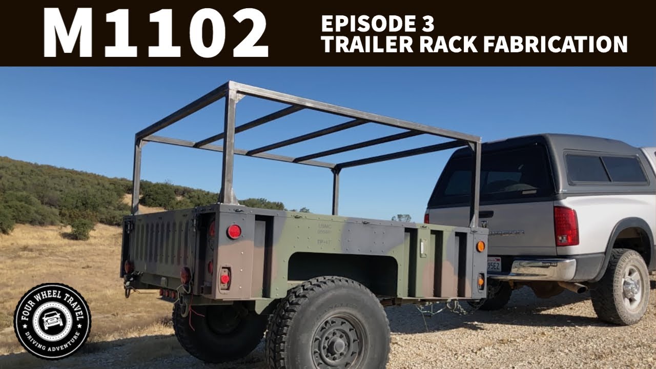 EP3 M1102 TRAILER PROJECT! Trailer Rack Fabrication!