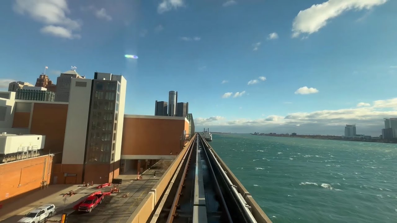 Round trip ride on the Detroit People Mover - featuring new announcements!