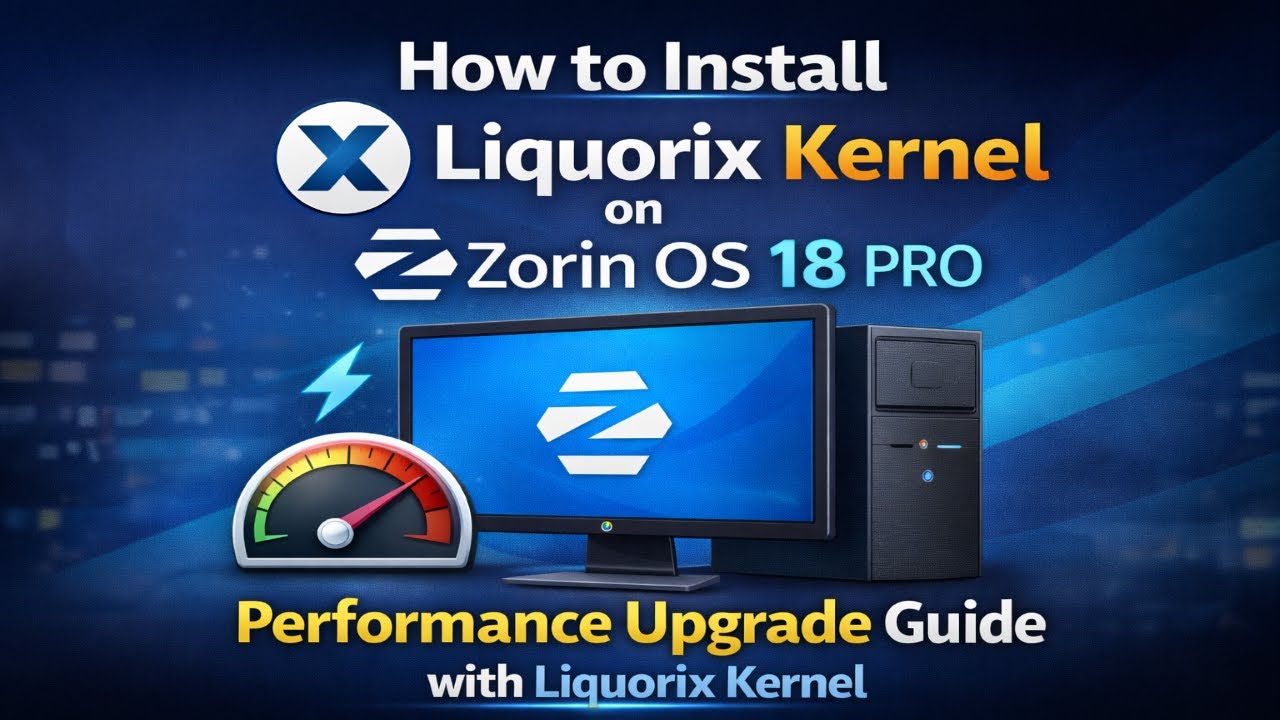 Как установить ядро ​​Liquorix на Zorin OS 18 Pro | Руководство по повышению производительности с...