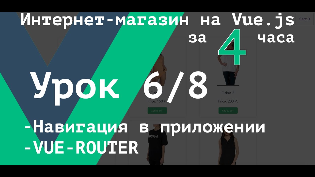 [ВАЖНО - Читай описание] Урок 6/8. VUE-ROUTER. Навигация в приложении Vue