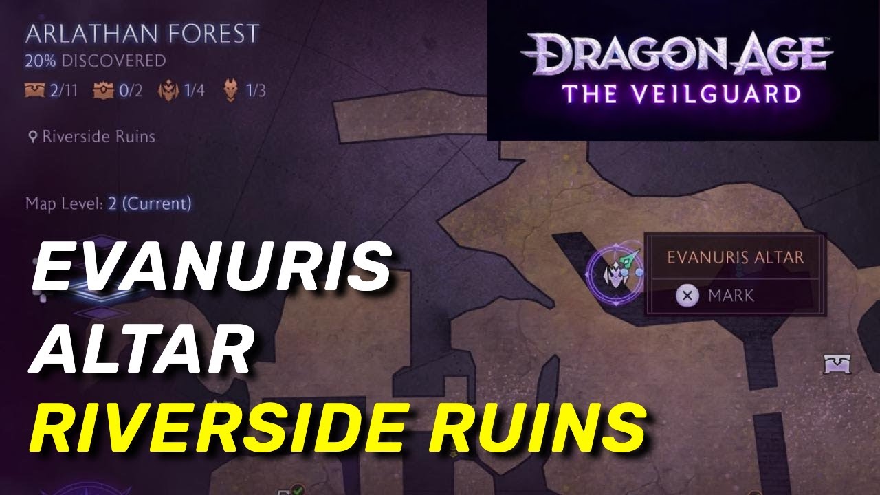 Riverside Ruins Evanuris Altar: Arlathan Forest | Dragon Age The Veilguard