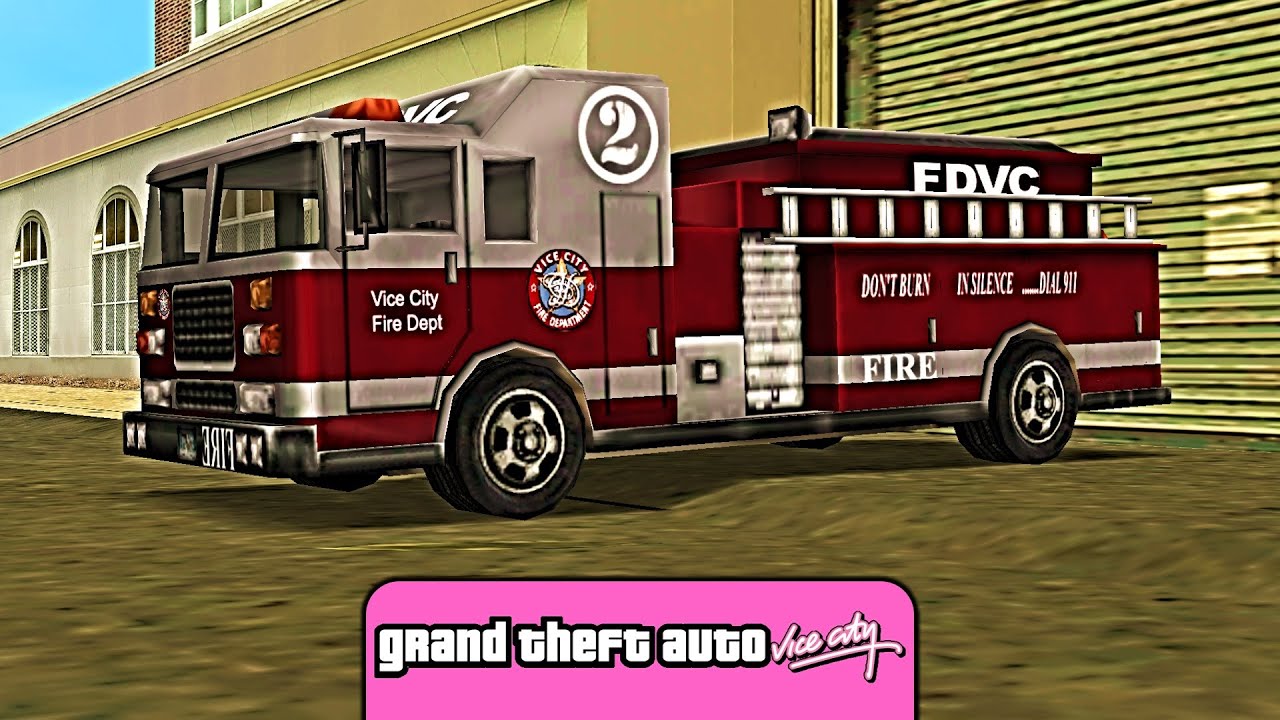 GTA VC (Original) [OLD 100% Walkthrough] - Vehicle Mission: Firefighter (Level 1-12)