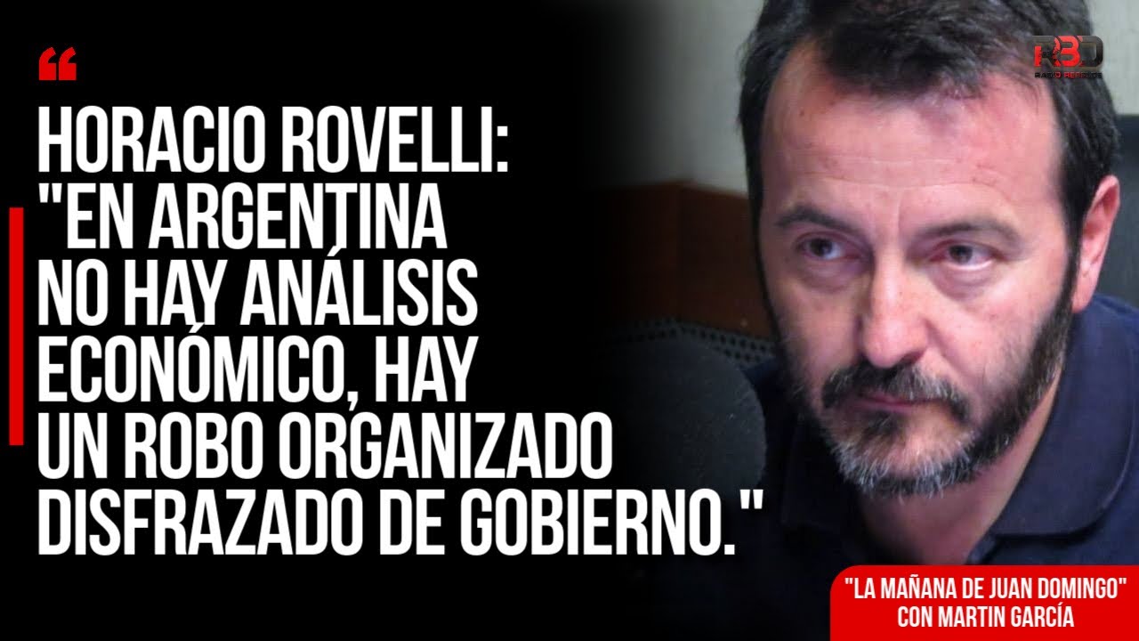 Horacio Rovelli, Economista y profesor, junto a Martín García en 