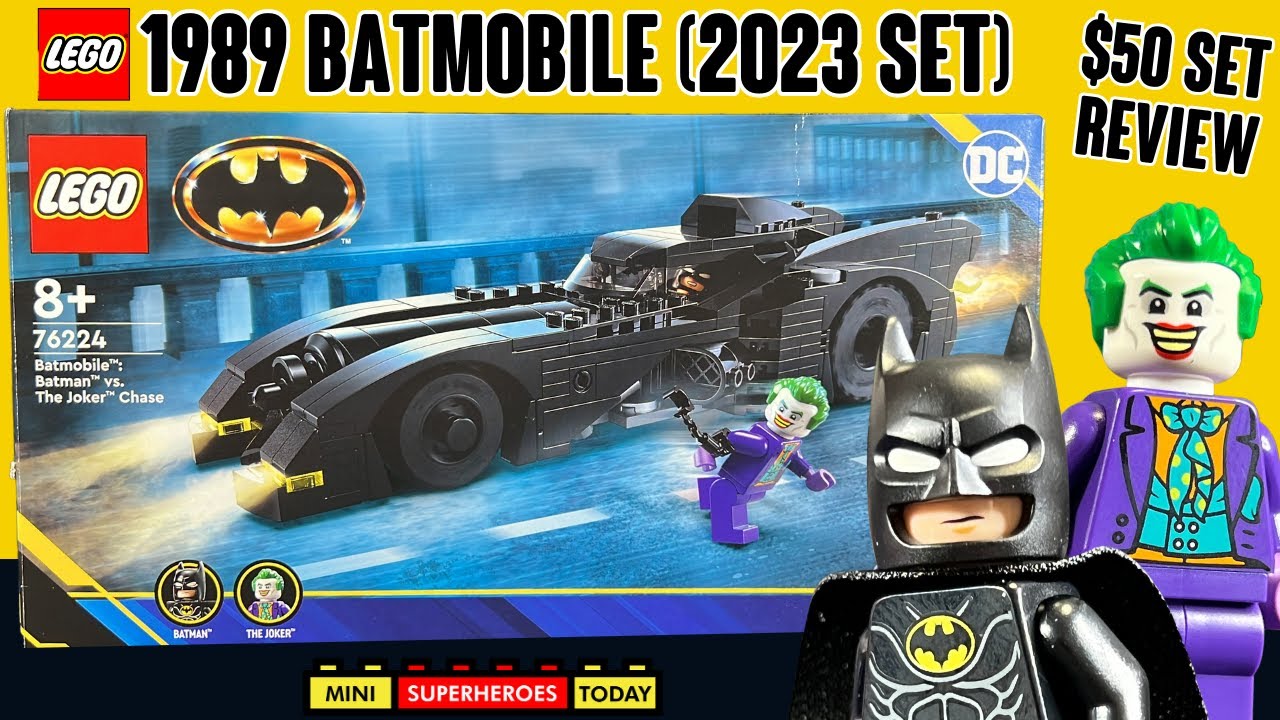 REVIEW: LEGO Batman 1989 Batmobile: Batman vs The Joker Chase Set 76224