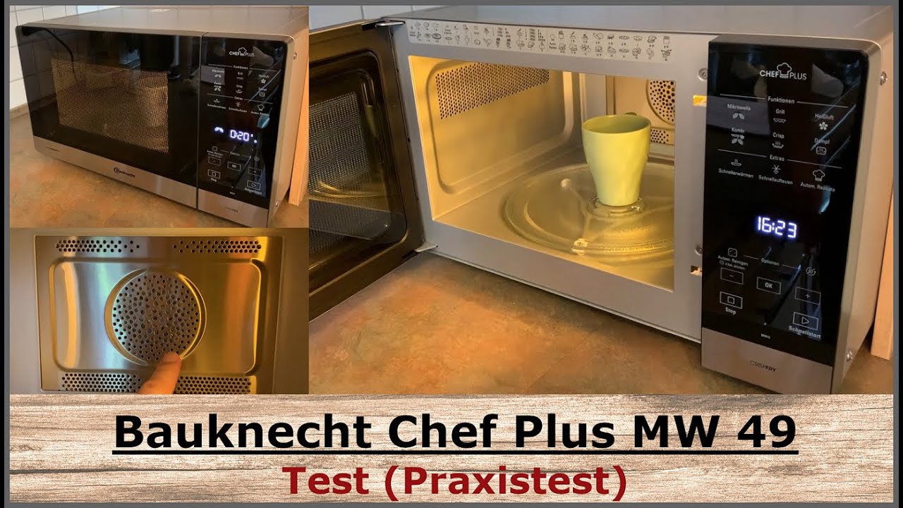 Bauknecht Chef Plus MW 49 SL Mikrowelle mit Grill || Im Test (Praxistest)