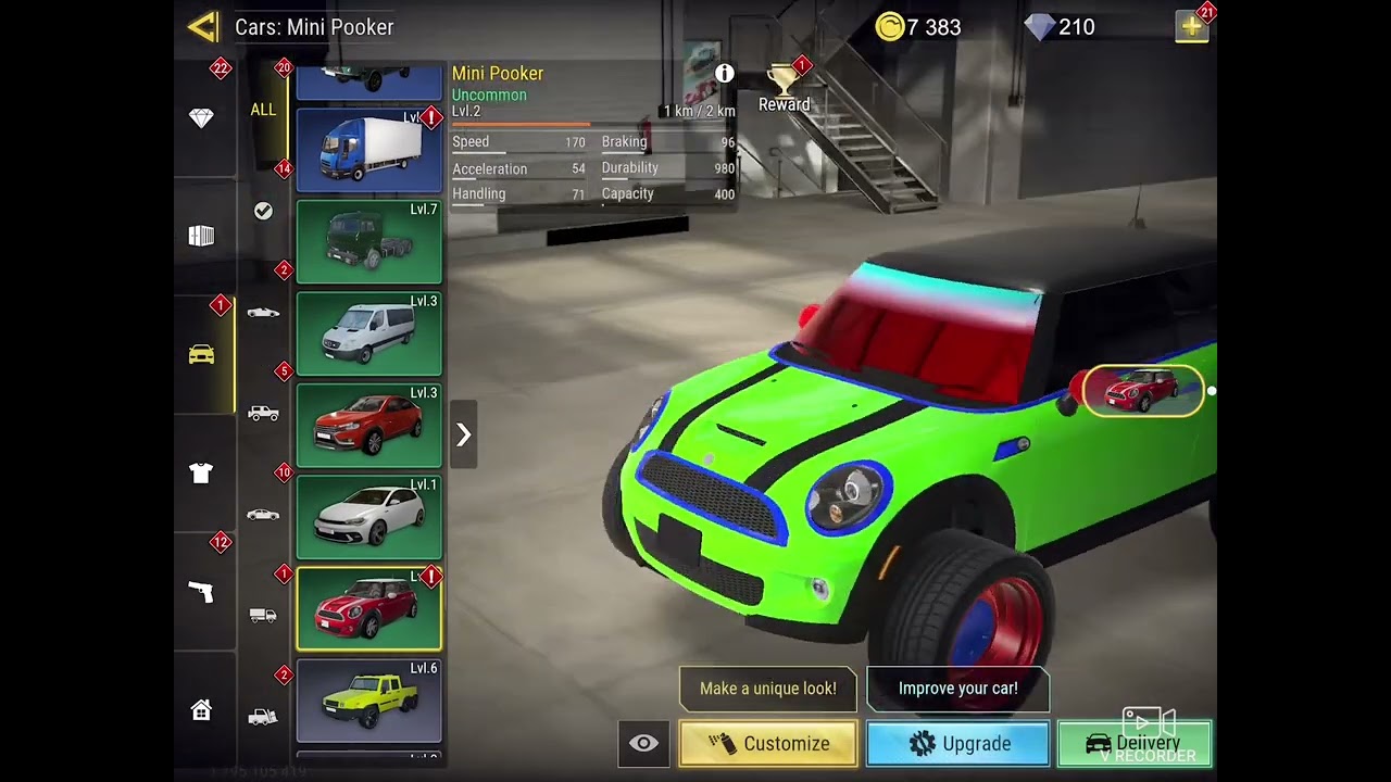 All My cars in Madout2