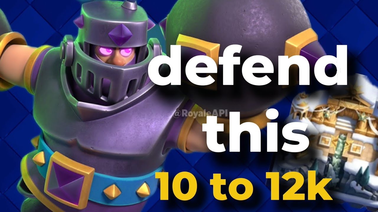 Road to 12k! How to Defend Mega Knight beat every match now🏆