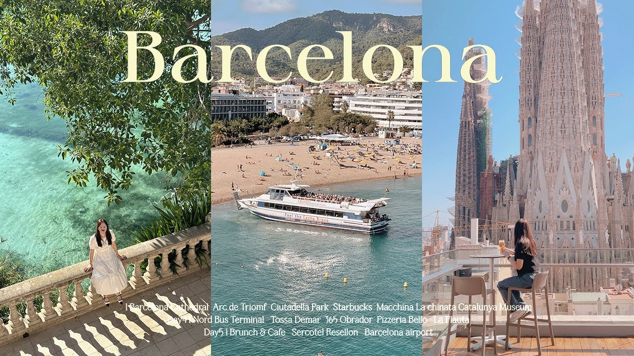 스페인 여행🇪🇸 바르셀로나 Day3-5일 l 개선문, 시우타델 공원, Macchina, 까탈루냐뮤지엄, 365 카페, 근교 토사데마르, 라플라우타, 사그라다 파밀리에 루프탑