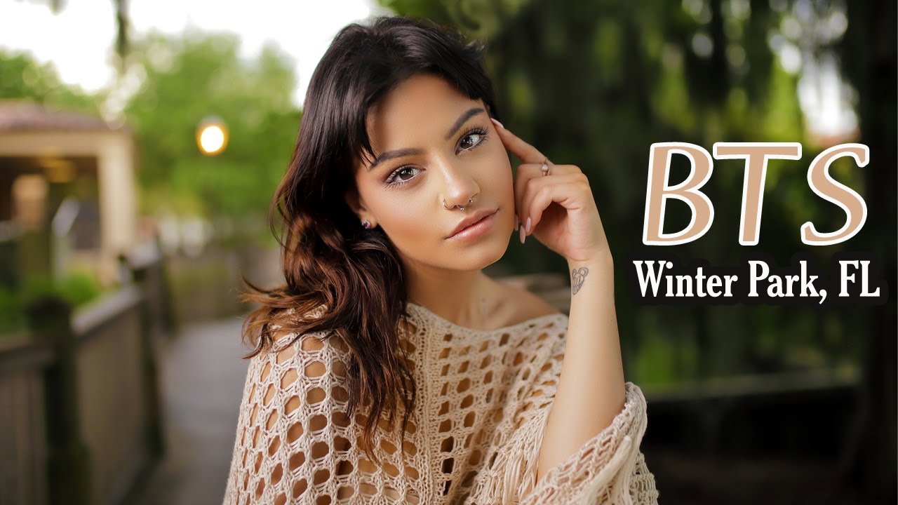 BTS HSS Photoshoot In Winter Park, FL Using The Neewer Vision5 Strobe