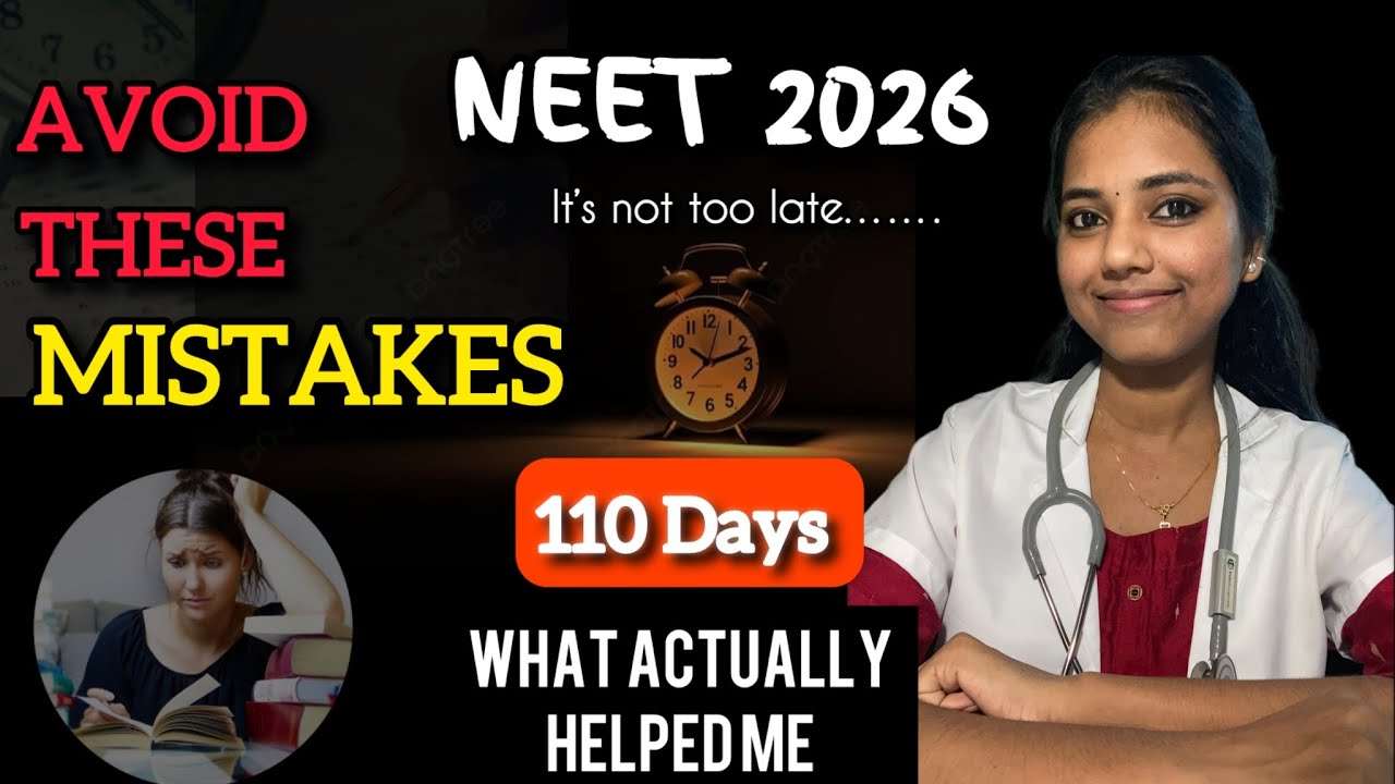 How to Crack NEET 2026 in 4 Months | What Actually Helped Me(Re-Repeater Experience)#neet #neet2026 