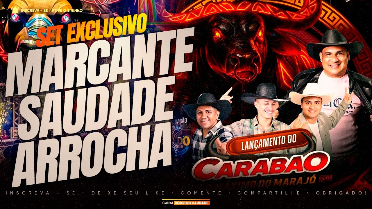 NOVO CARABAO 2026 I MARCANTE I SAUDADE I ARROCHA 2026 I DJ TOM MÁXIMO AO VIVO EM PRIMAVERA