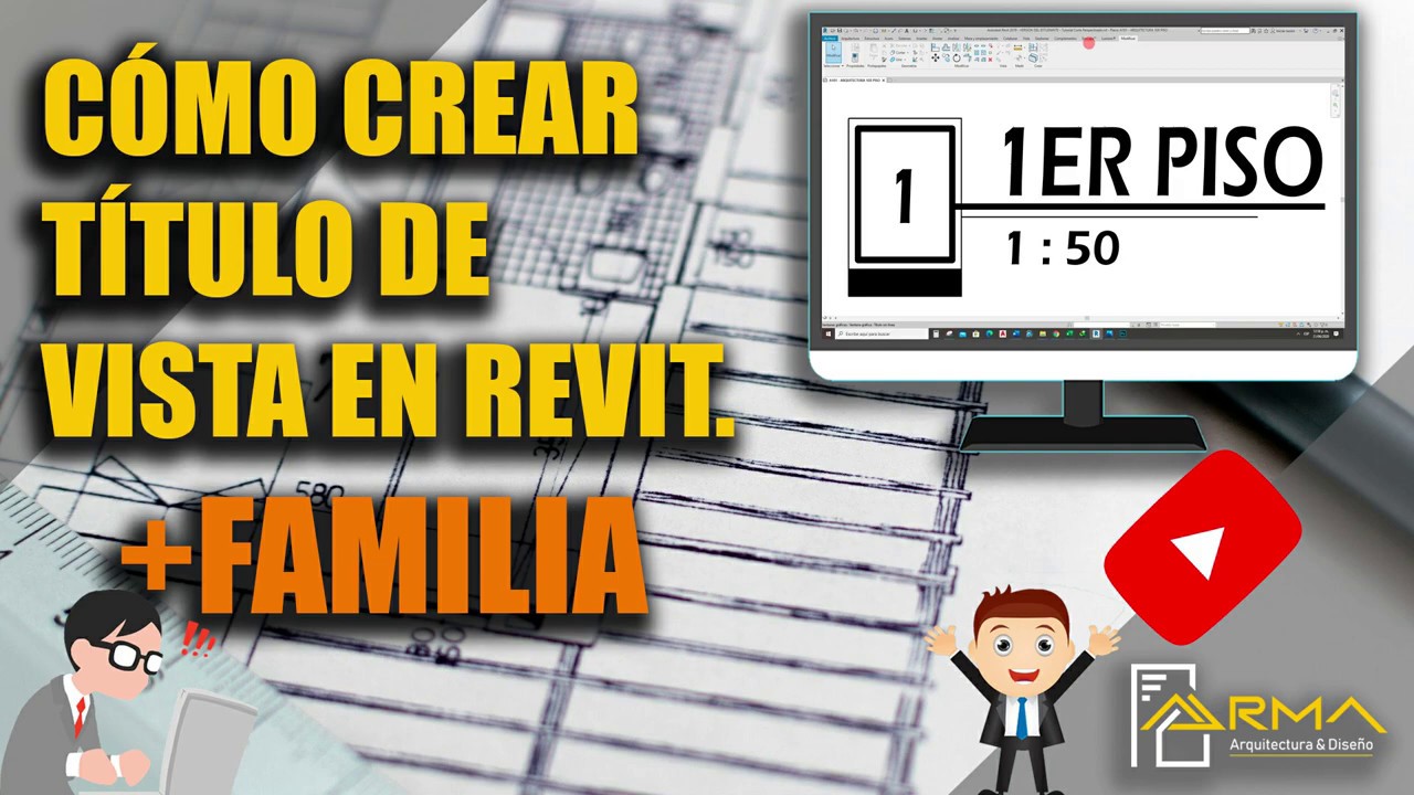 CÓMO CREAR TITULO DE VISTA [VIEW TITLE] EN REVIT. | FÁCIL Y RÁPIDO [REGALO FAMILIA] 😱✅
