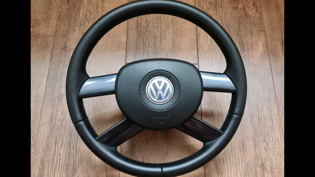 КАК ДАТЬ РУЛЮ ВТОРУЮ ЖИЗНЬ. VW Touran перетяжка руля