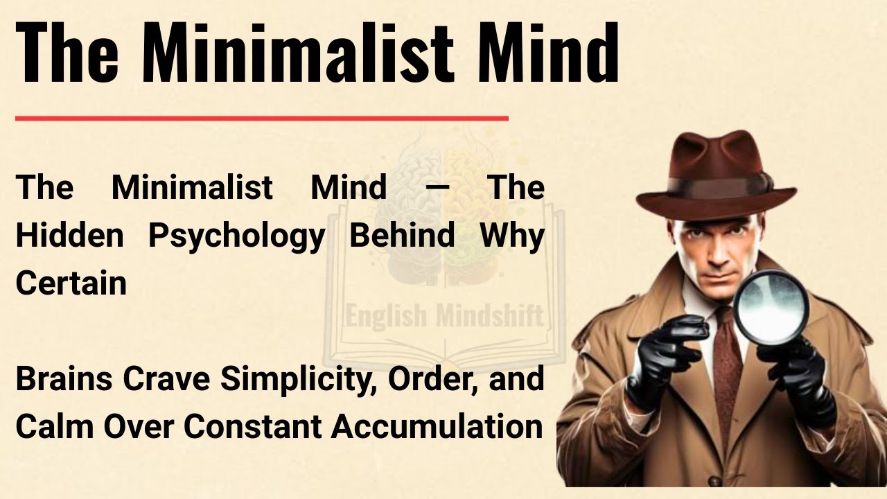 The Minimalist Mind | Why Your Brain Feels Calm With Less (Psychology Explained)