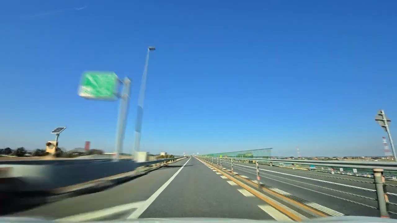 ANAクラウンホテル成田 圏央道 成田 つくば中央 車載動画2倍速 chiba ibaraki dashcam expway