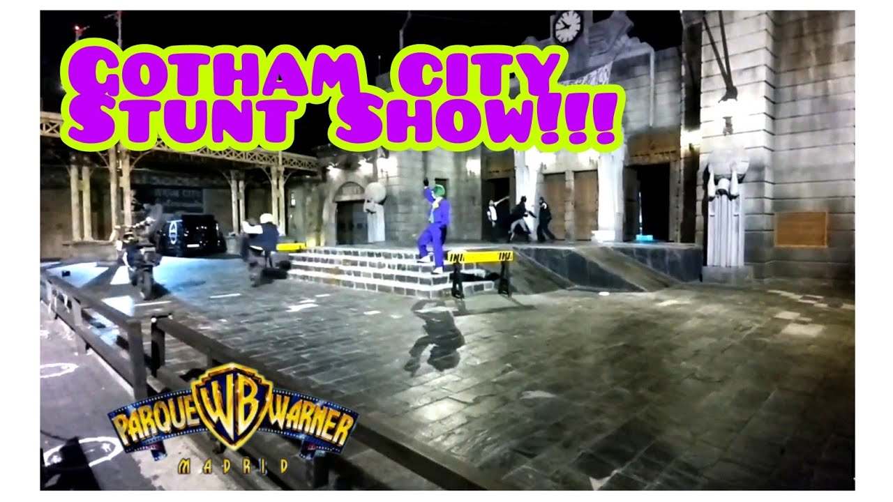 ✅ #Show | 🎥🎬 Gotham City Stunt Show en Parque Warner, un musical monstruoso #parquewarner