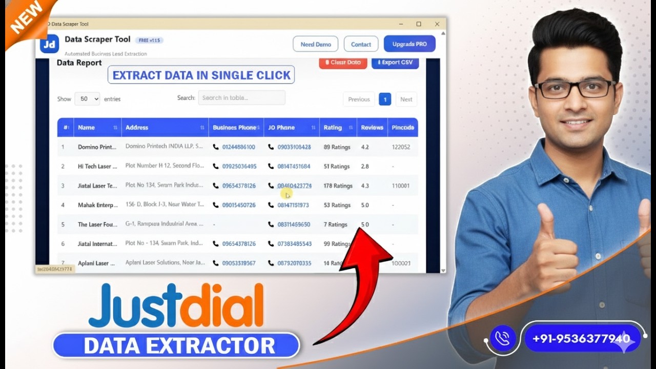 How To Copy Just Dial Data JustDial Chrome Extension justdial data extractor software free download