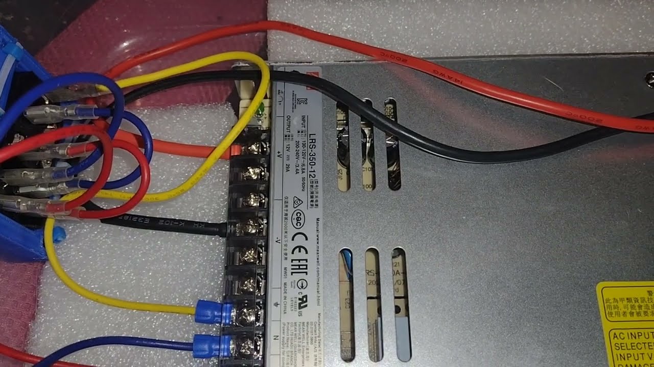 Meanwell and Tupperware Ham Radio Base Station Power Supply