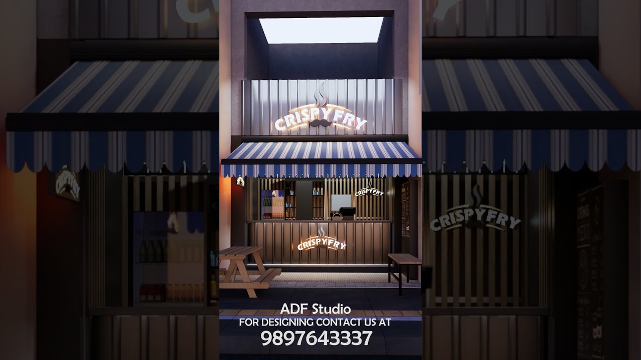 fast food Shop Design #cafedesign #restaurantdesign