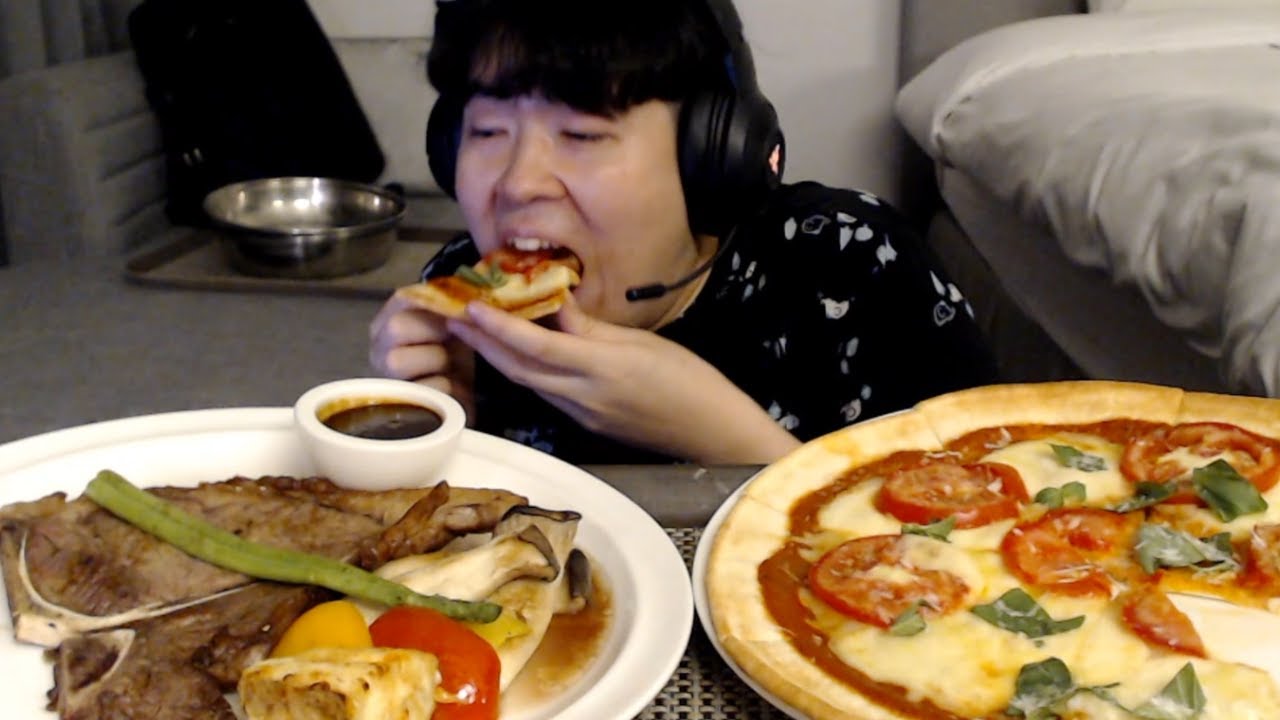 서울 호텔에서 룸서비스 먹방입니다!!