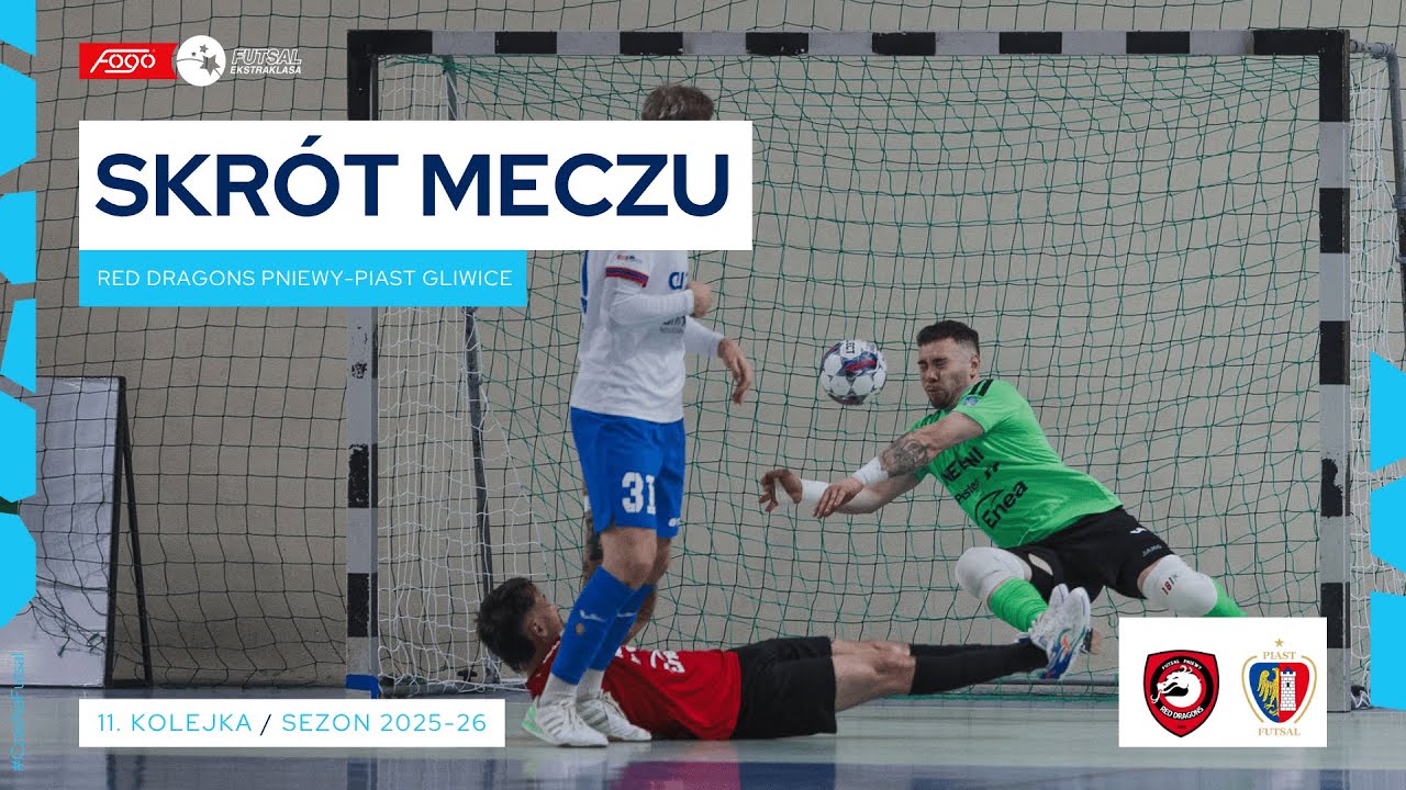 Red Dragons Pniewy - Piast Gliwice 1:4 SKR&Oacute;T | 11. kolejka (2025/26)
