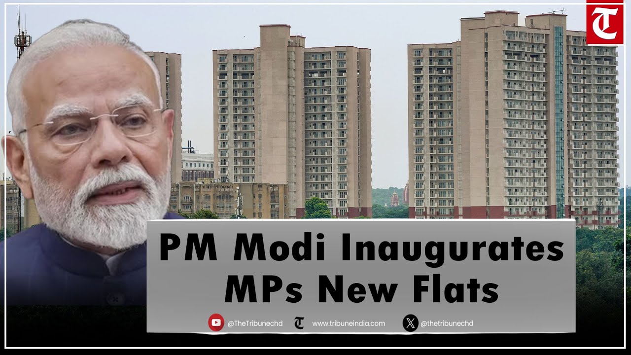 PM Modi Inaugurates 184 New Multi-Storey Type-VII Flats for MPs in Delhi