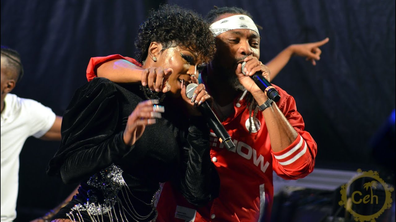 Machel Montano & Patrice Roberts At I Am Woman Concert