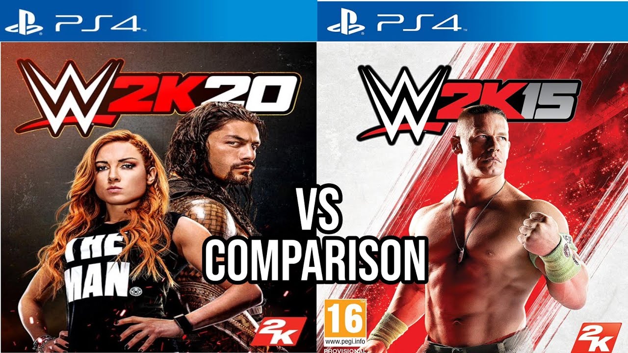 WWE 2K20 против 2K15 PS4