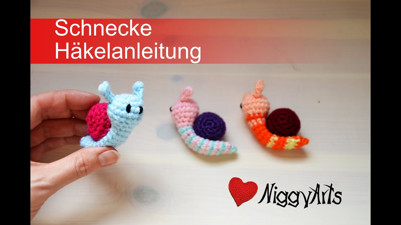 Häkelanleitung Schnecke