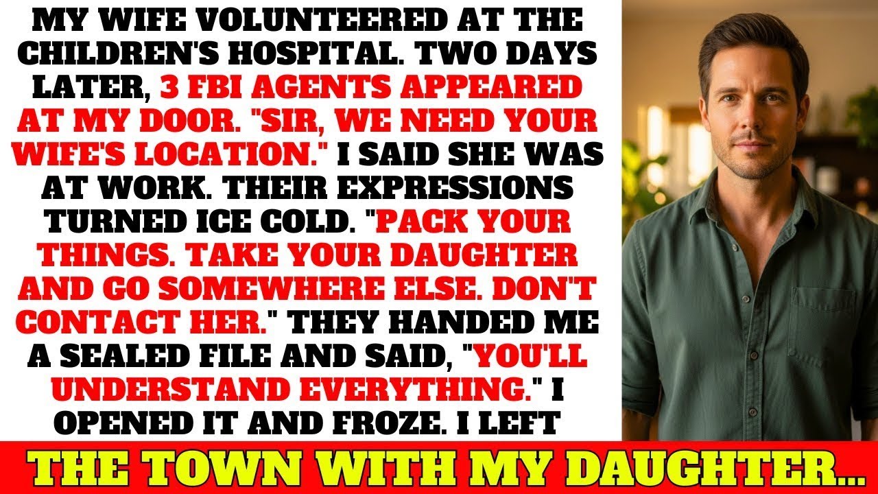 My Wife Volunteered at a Children's Hospital — FBI Showed Up Saying She Can Never Come Home