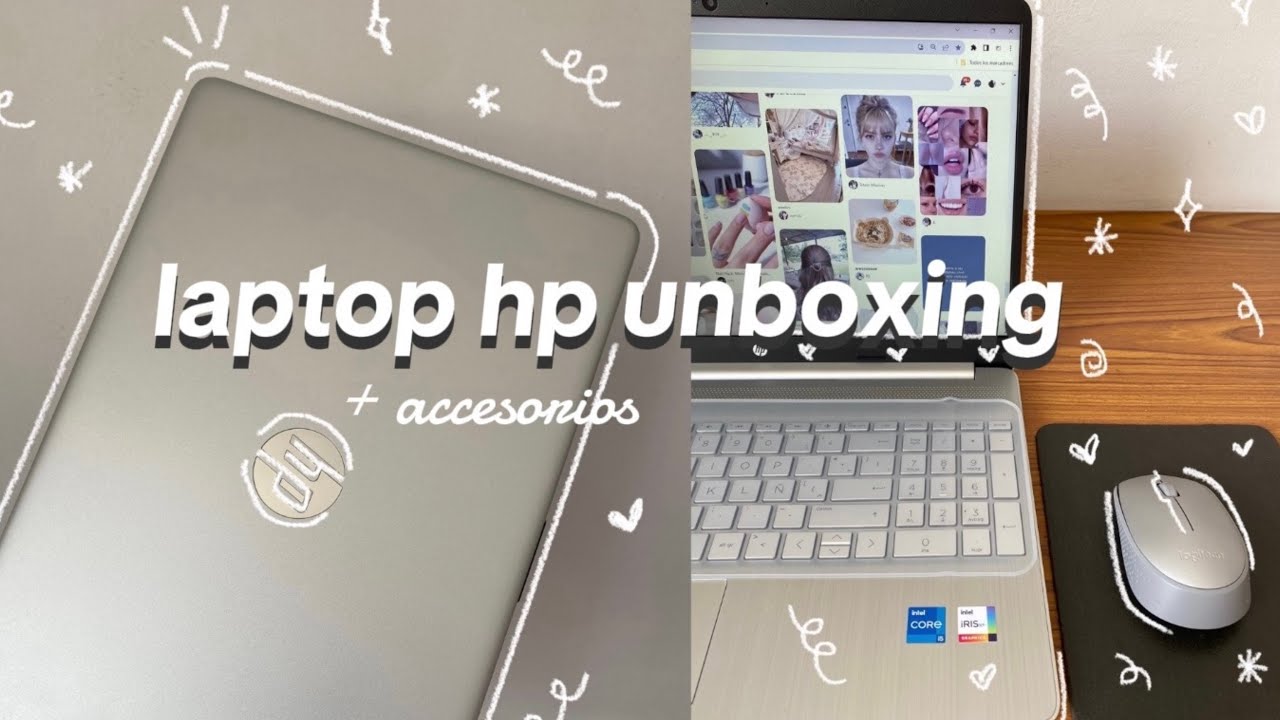 unboxing my new laptop 💻| hp 15s, Windows 11 + accesorios