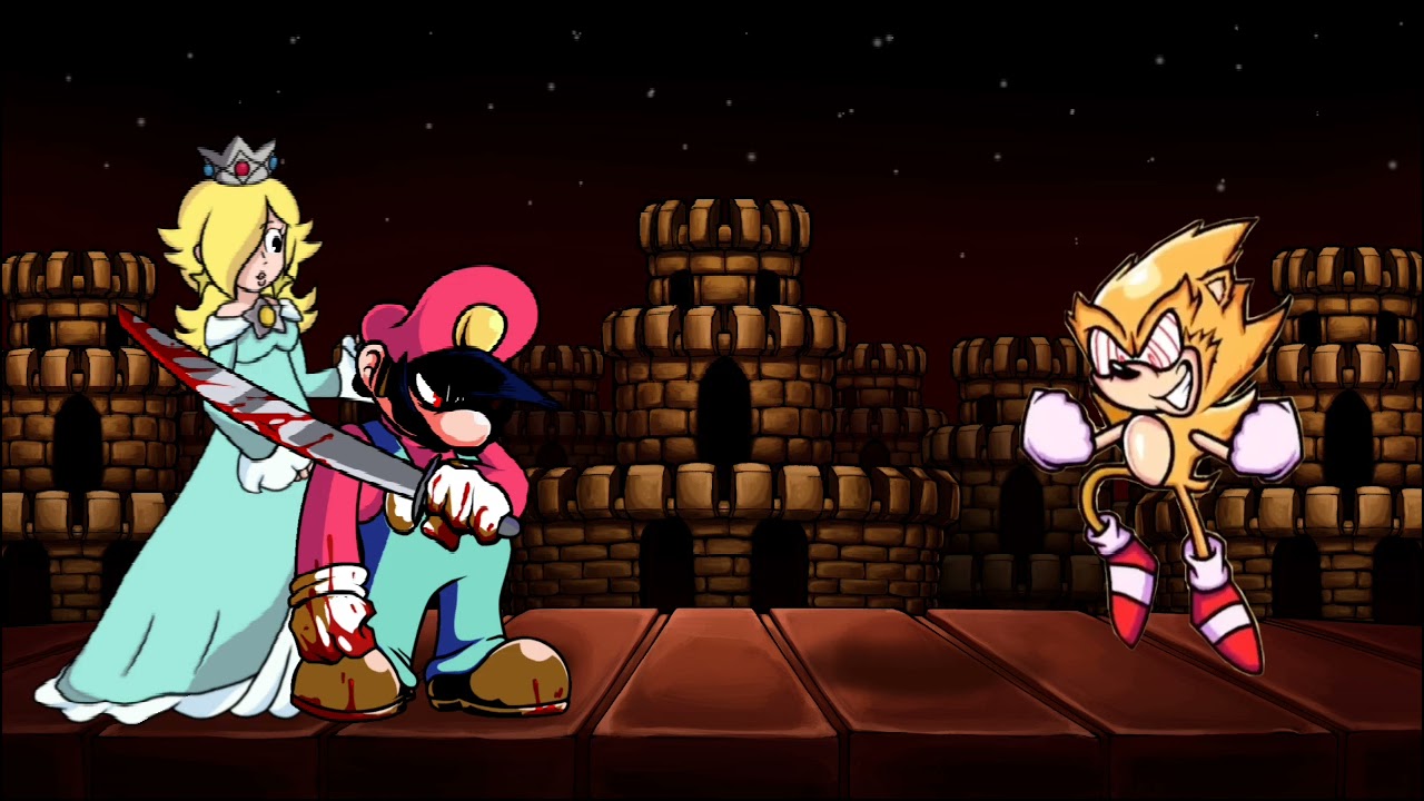 Heartless devil mario and rosalina vs fleetway sonic