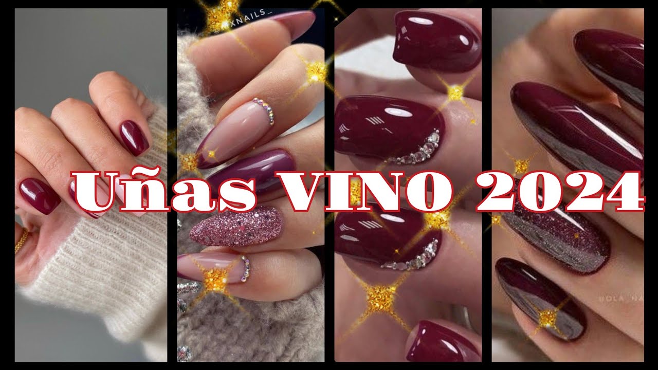UÑAS EN TENDENCIA VINO 